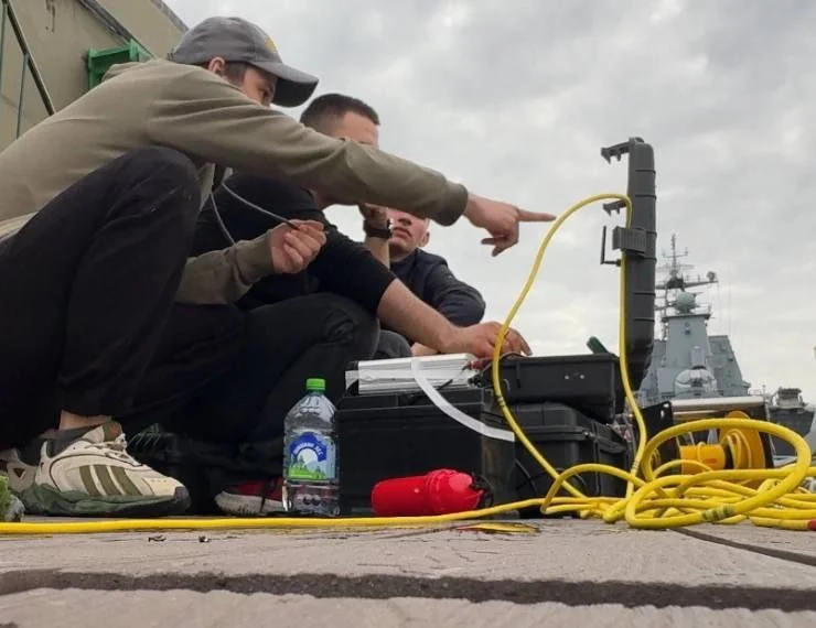 Setting up the system on a pier